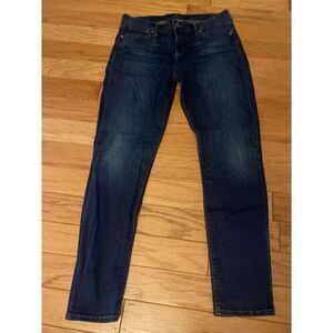 Lucky Brand Brooke Skinny women's dark wash mid-rise casual jeans size 8/29